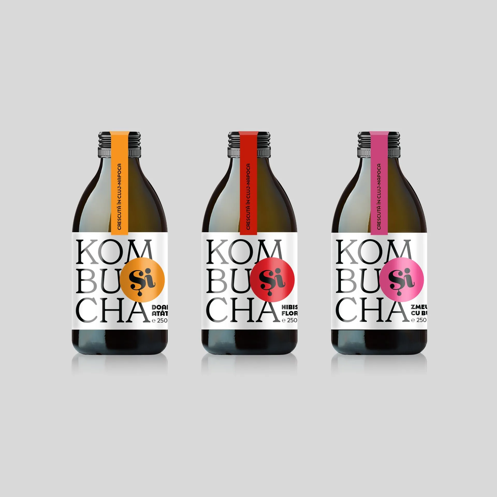 si kombucha packaging