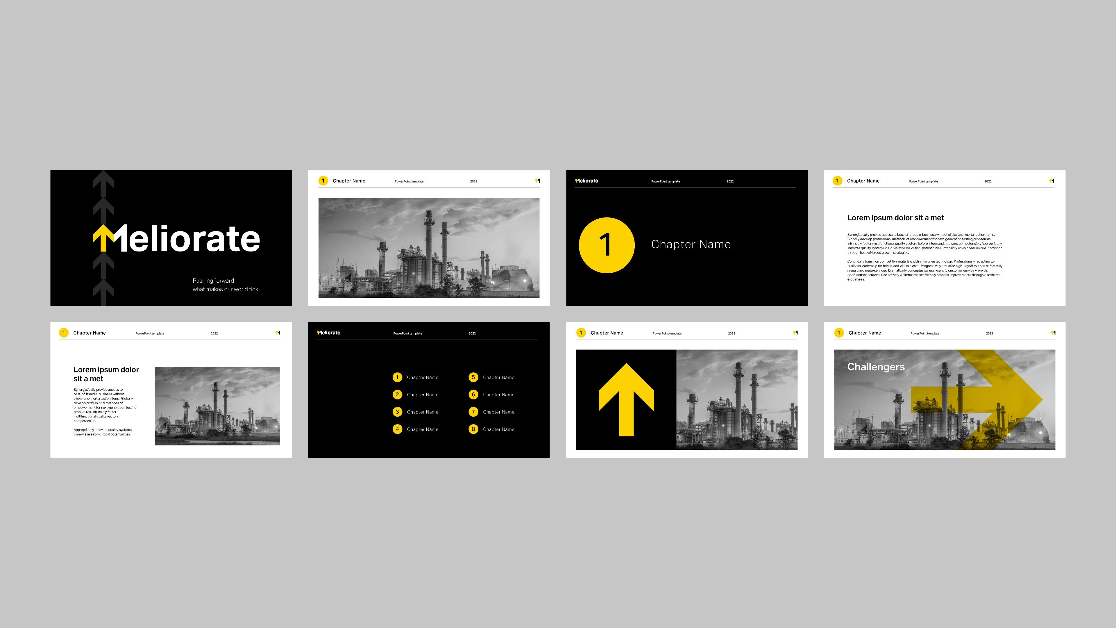 Meliorate Presentation Template Design