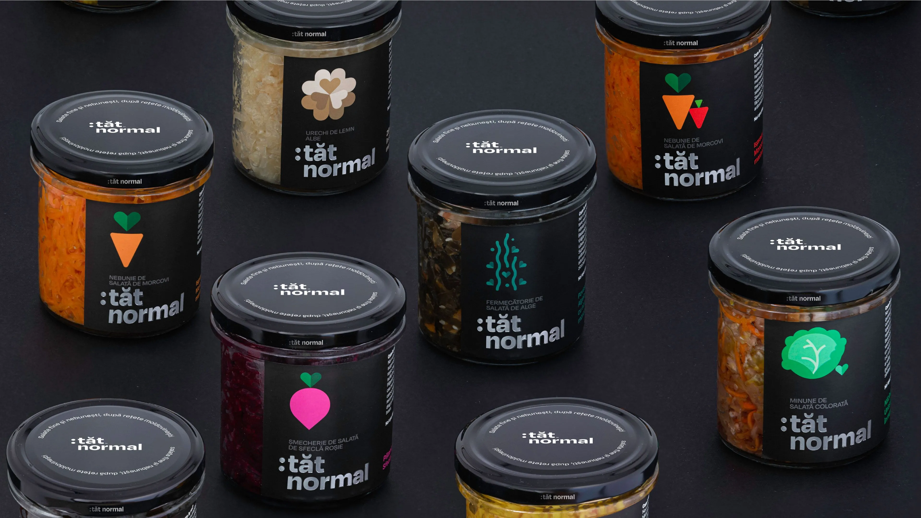 tat normal packaging design range