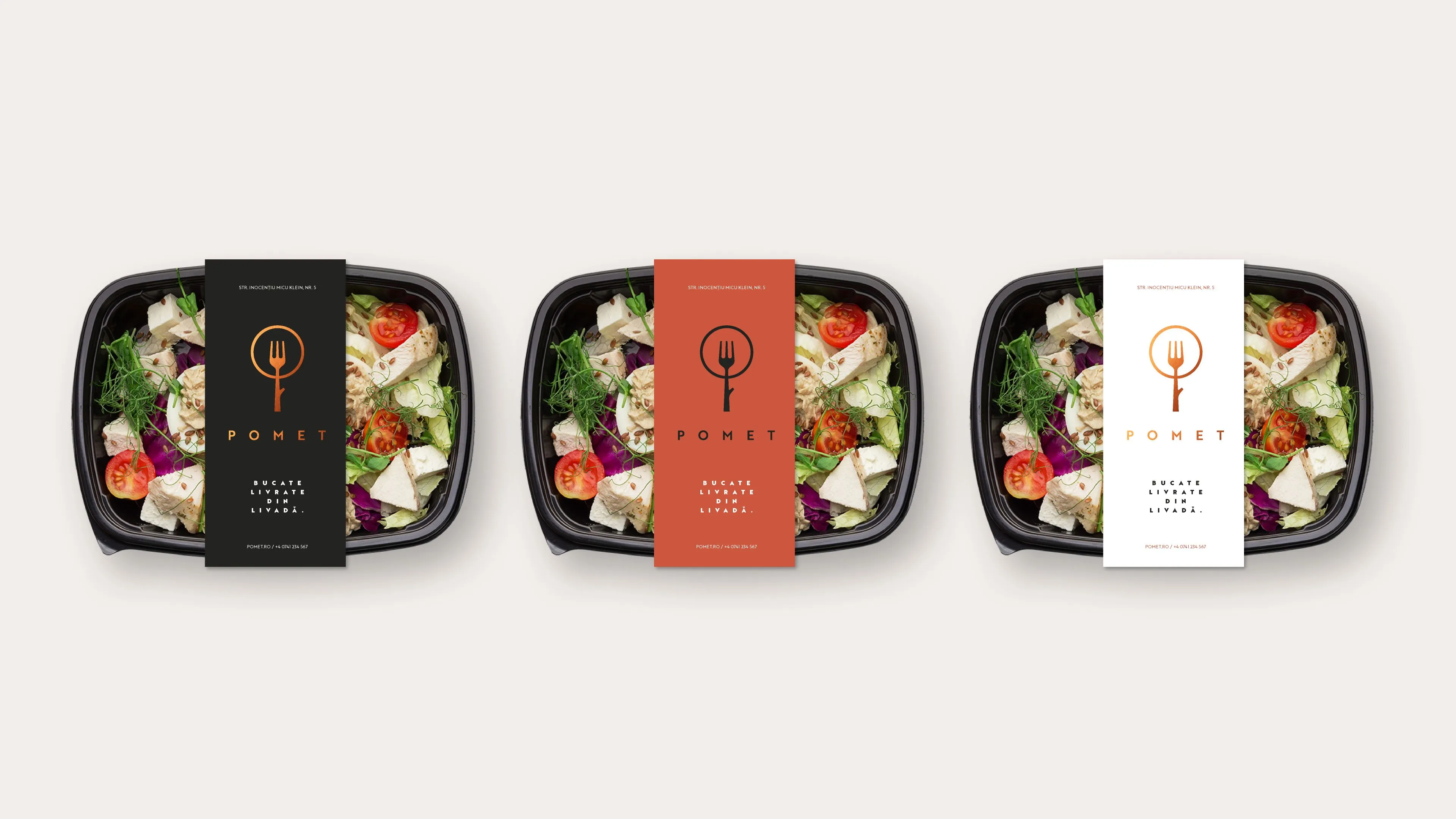 Pomet to go packaging