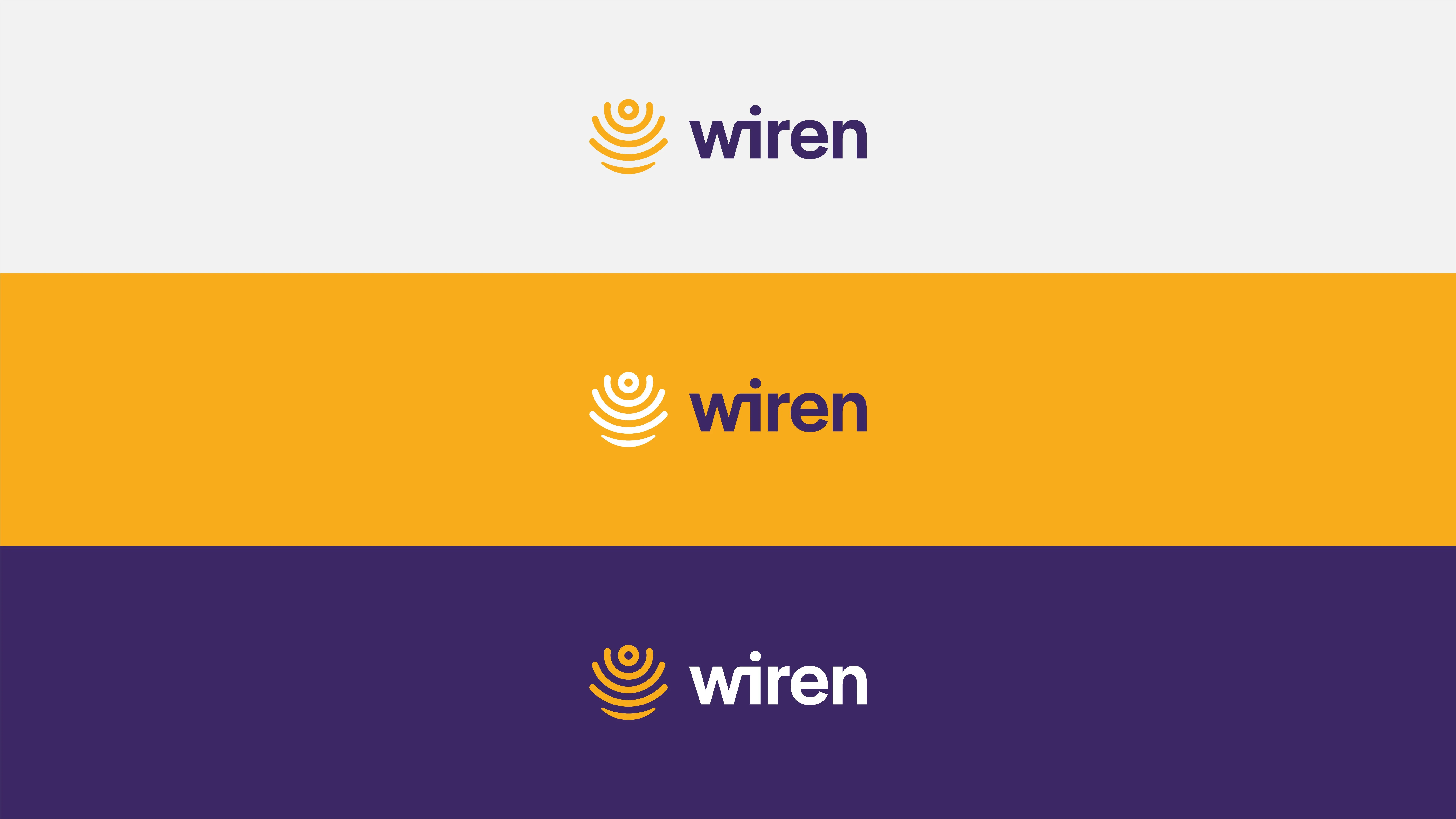 wiren logo backgrounds and options