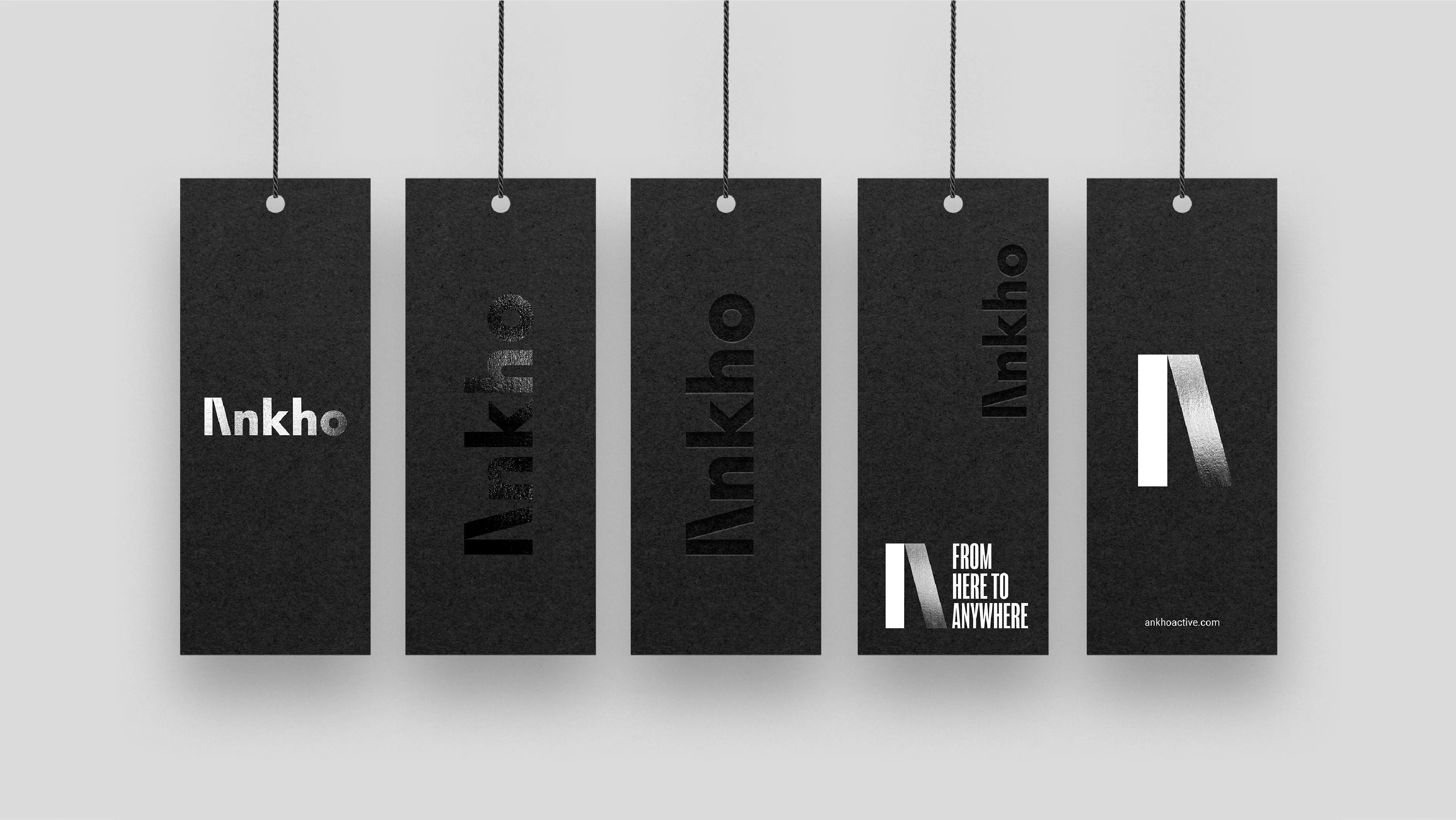 ankho price tag and label design